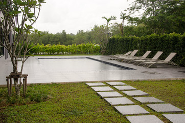 Outdoor swimming pool