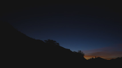 Anochecer en la Sierra