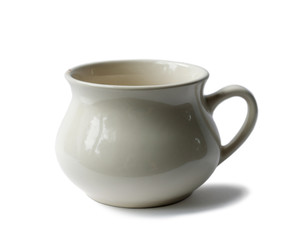 old porcelain empty cup