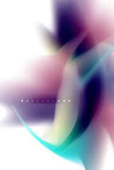 Holographic fluid colors flow, colorful liquid mixing colours motion concept