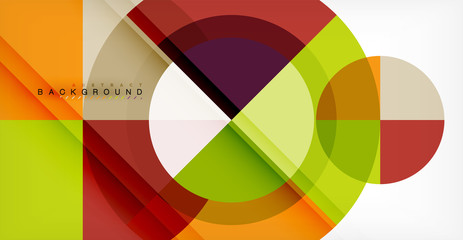 Obraz premium Vector circle abstract background