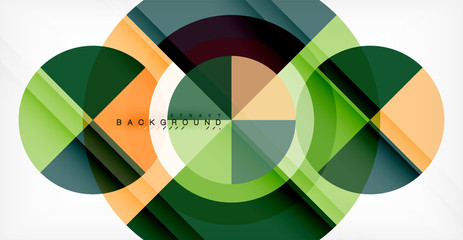 Obraz premium Vector circle abstract background