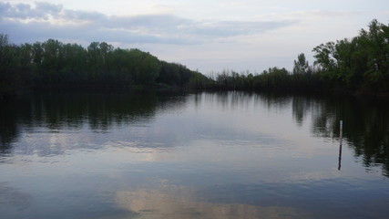 Spring flood