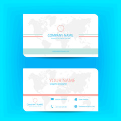 Vector modern creative and clean business card