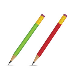 Realistic pencil. illustration isolated on white background.