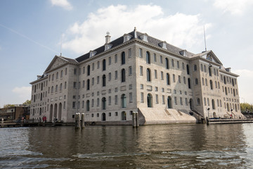 The maritime history museum. Oosterdok, Amsterdam, Holland.