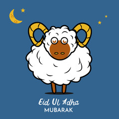 Greeting Card for Muslim Eid Al Adha