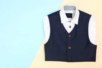 classic shirt and vest