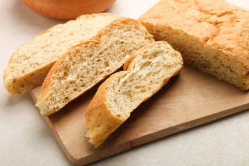 Traditional Italian ciabatta