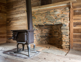 Wood Burning Stove and Fire Place