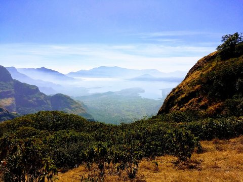 Views from a trek to the peak of Harishchandragad reaching Konkan Kada Cliff in Ahmednagar, Maharashtra.