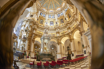 Fototapeta na wymiar Cathedral of Granada, Granada, Andalusia, Spain, Europe