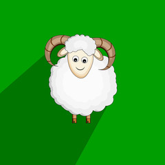 Illustration of background for the occasion of Muslim festival Eid-al-adha 
