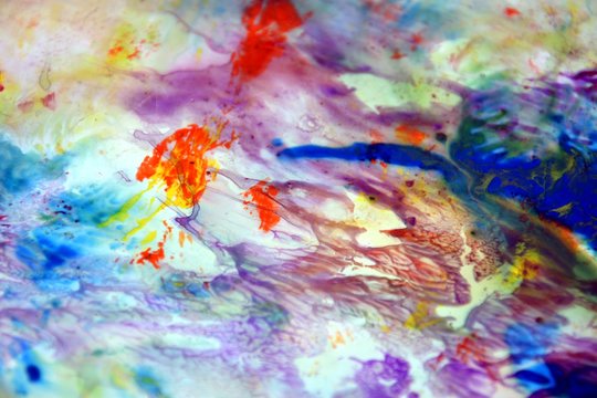 Abstract colorful paint watercolor background and texture