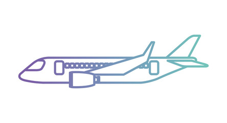 airplane flying isolated icon vector illustration design