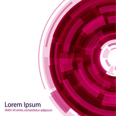 Colorful abstract concentric circle background design. Business concept. Brochure and banner template.