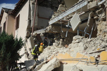 earthquake in amatrice, italy