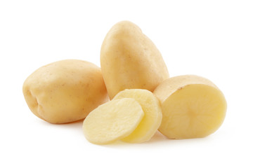 potato isolated on white background