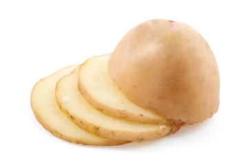 potato isolated on white background