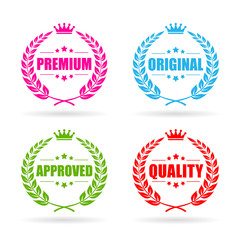Premium quality laurel icon