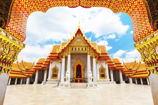 Wat Benchamabophit or Marble temple in Bangkok, Thailand