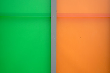 orange green wall background