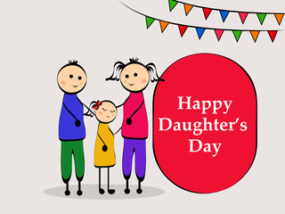 Illustration of background for Son's Daughter's Day