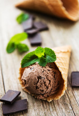 Chocolate ice cream