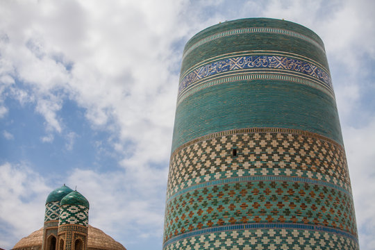 Kalta Minor minaret in Khiva, Uzbekistan