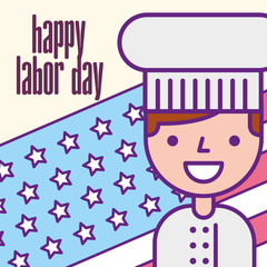 Plakat american labor day