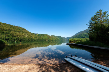 Lago di Levico (Lake), Levico Terme, Trentino Alto Adige, Italy 