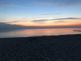 Sonnenuntergang an der Ostsee