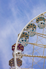 ferris wheel in summer time 