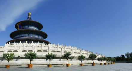  The temple of heaven in Beijing, China dedicated to the wishes of good harvest