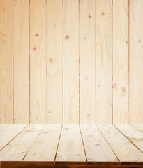 Wood texture surface brown color use for background with Wood terrace