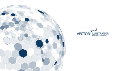 Molecular structure formed the three-dimensional earth, the implication of the sense of science and technology.