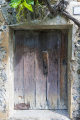 Old wooden door in Spain