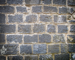 The old wall bricks texture.