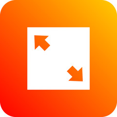 Colorido icono ilustrado para negocios y web con flechas