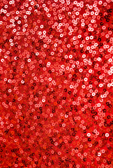 Sequins on Fabric, red Beads, Sequins or Beads, Fashion Fabric