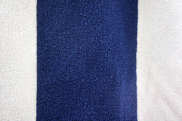 Fototapeta premium blue and white towel background summer rough texture