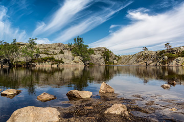 Lake near Preikestolen