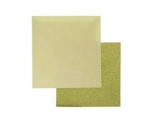 Envelope and card for congratulations.