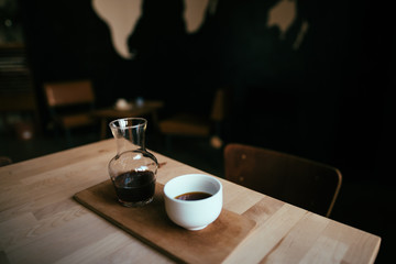 Coffee alone