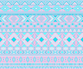 American indian pattern tribal ethnic motifs geometric vector background.