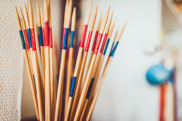 Jeu en bois, mikado