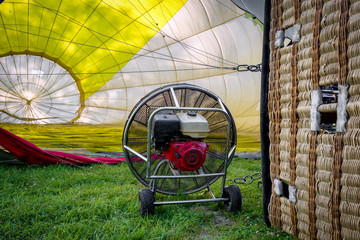 Fototapeta premium Ventilator and ballon