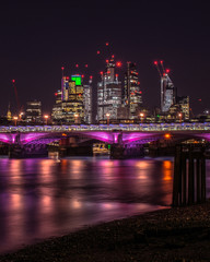 Obraz premium London skyline at night