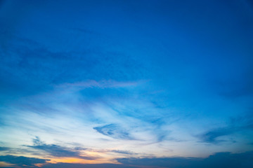 Obraz premium colorful sky&nbsp; twilight sky after sunset with clouds&nbsp;for background .