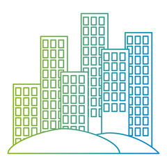 cityscape buildings scene icons